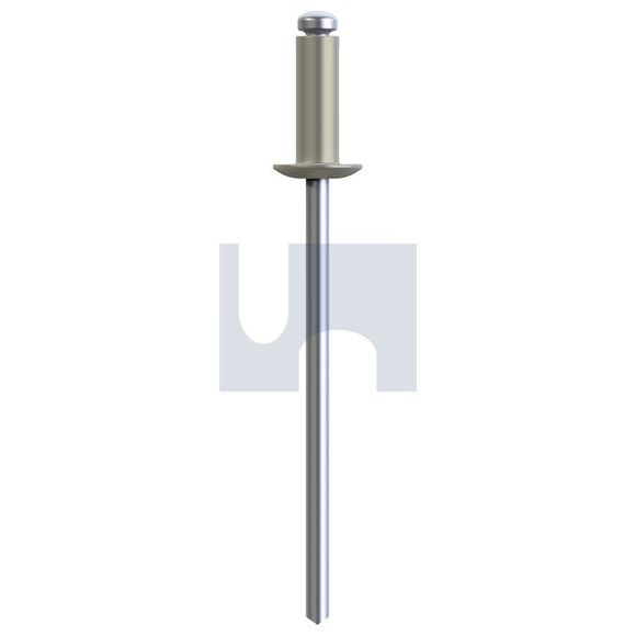 Rivet 3.2mm (D) x6.4mm (G) x 10.2mm (L) (1000)