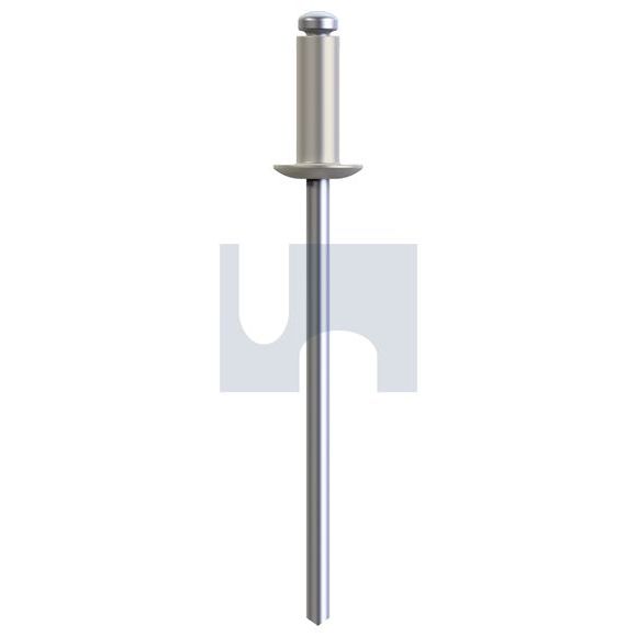 Rivet 3.2mm (D) x6.4mm (G) x 10.2mm (L) (1000)