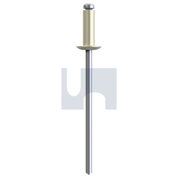 Rivet 3.2mm (D) x6.4mm (G) x 10.2mm (L) (1000)