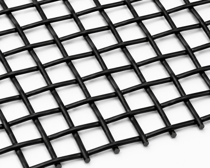 SS316 Mesh Panel Powdercoated Black
