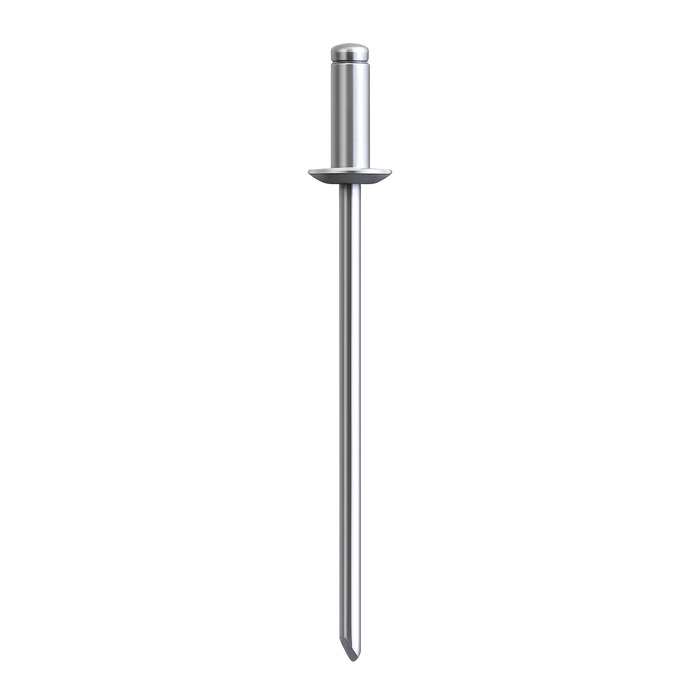 Rivet Mill Finish 4.8mm (D) x9.6mm (G) x 17.8mm (L) (500)
