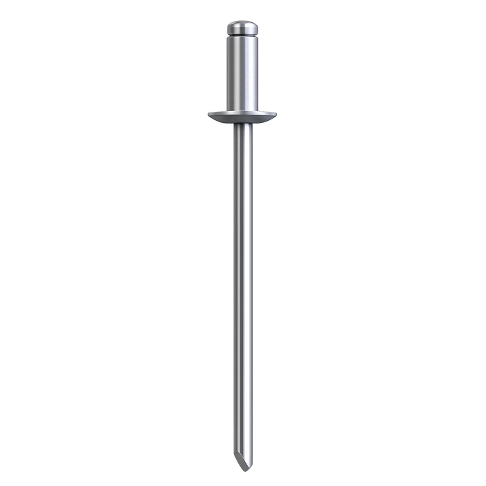 304 Stainless Rivet Mill Finish 4.8mm (D) x6.4mm (G) x 11.5mm (L) (500)