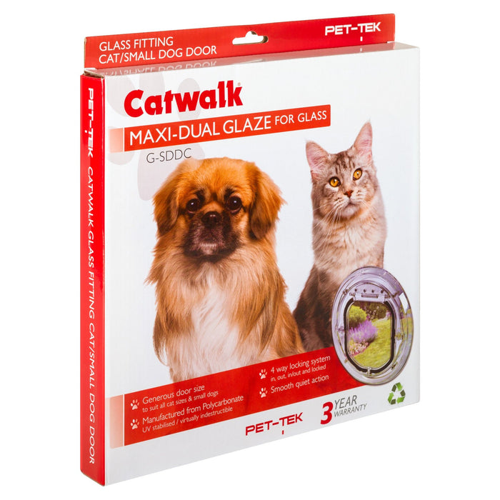 Catwalk Cat Door for Double Glazing - (G-SDDC)