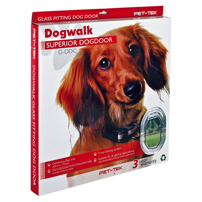 Dogwalk Dog Door to Suit Double Glazed Unit - (G-DDC)