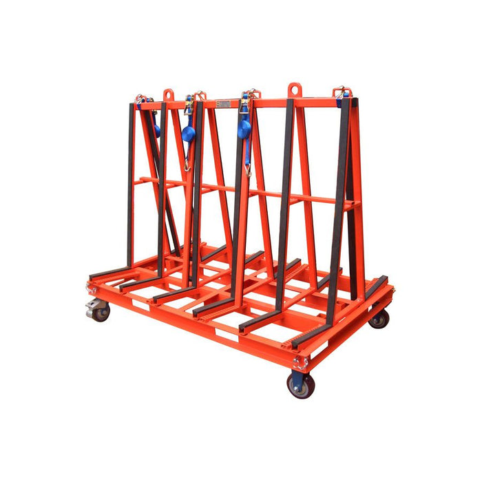 Double Sided Glass Trolley