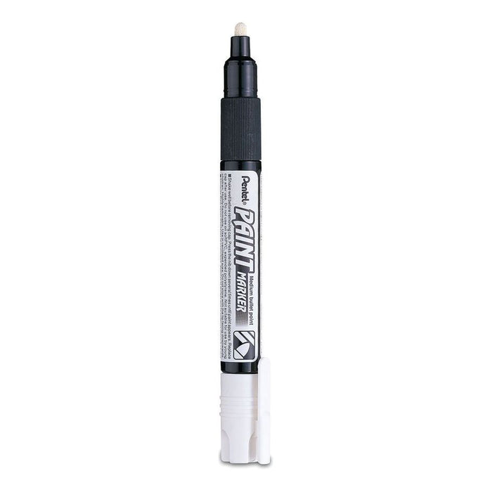 Pentel Economy Glass Marker - White