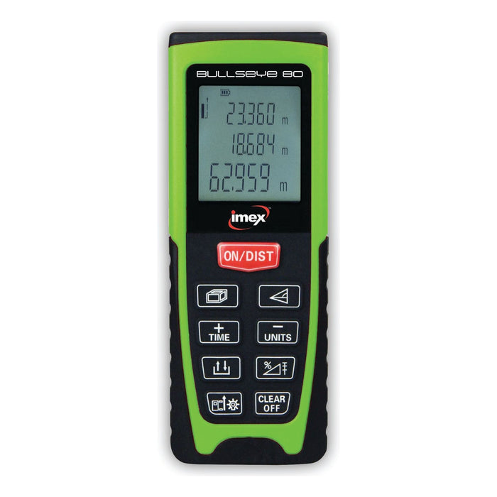 Imex Bullseye Laser Distance Measure 80mtrs