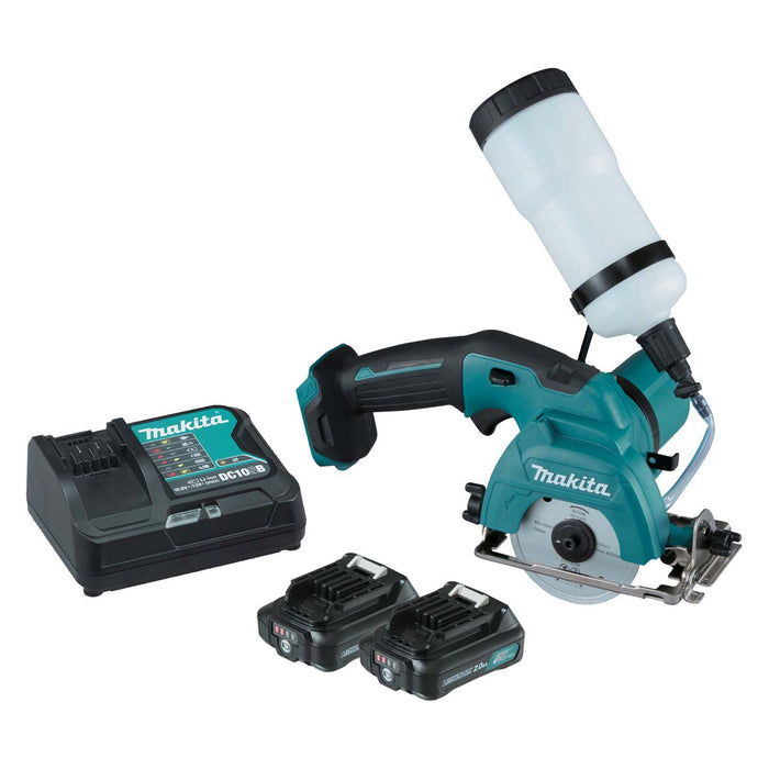 Makita Diamond Saw - 12V  with water bottle, battery & charger