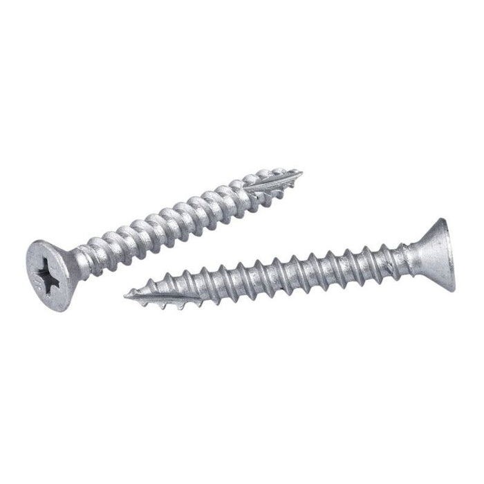 10x75mm Countersunk Head Phillips Drive Galvanised Screw Full Thread