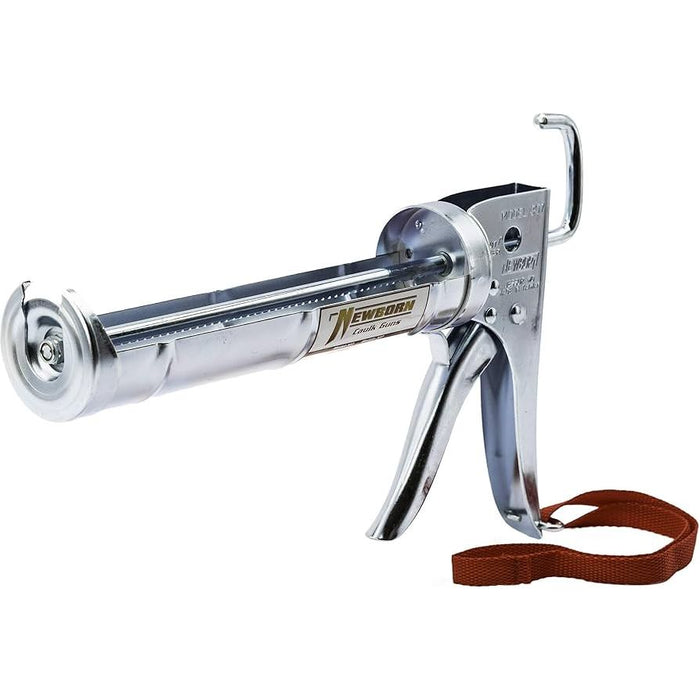 Newborn 307 Silver Silicone Gun - ratchet type
