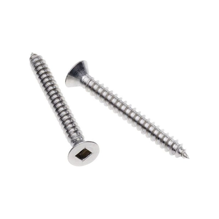 Stainless Steel Self Tapper Screw SQ Drive CSK